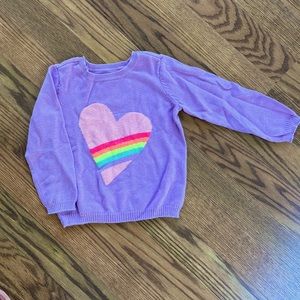 Children’s Place Rainbow Heart Sweater